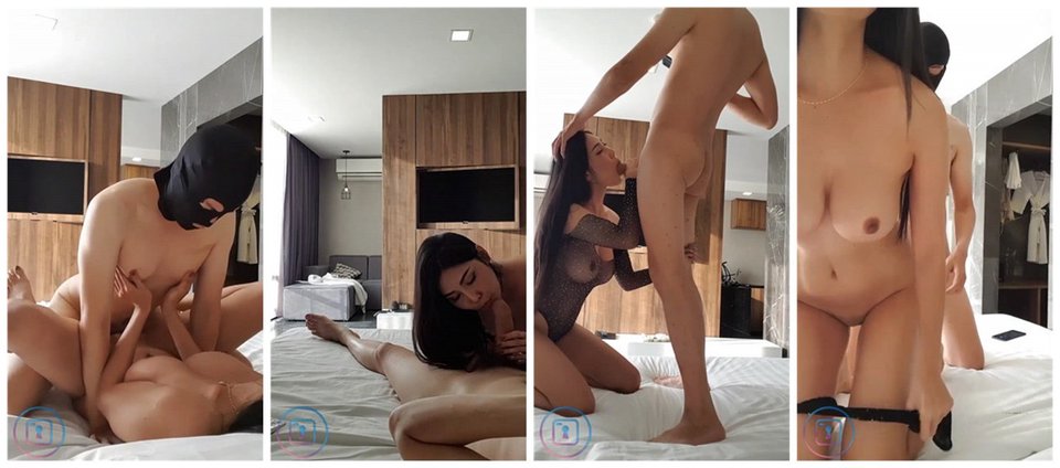 极品巨乳泰国网红模特PimPata再爆性爱私拍 妖艳爆乳 疯狂3P被两猛男轮操
