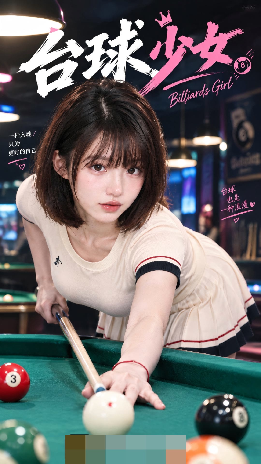 《台球少女》